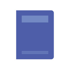 text book school supply flat style