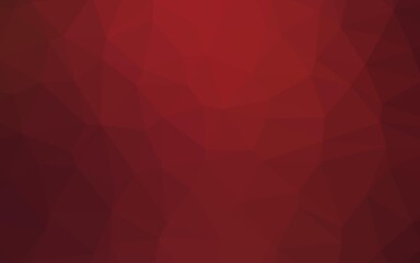 Light Red vector abstract polygonal cover. Colorful illustration in abstract style with gradient. Polygonal design for your web site.