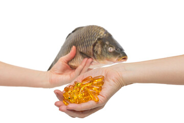 Fresh fish or omega 3