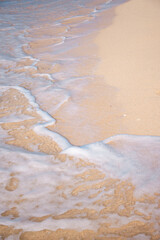 Fototapeta na wymiar abstract sand of beach and soft wave background