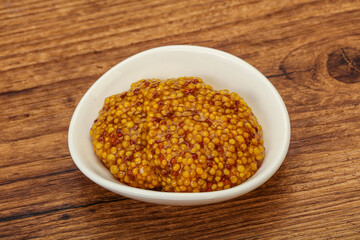 Dijon mustard sauce with seeds