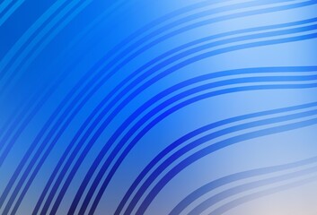 Light Blue, Yellow vector template with wry lines.