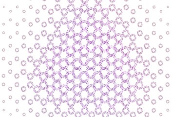 Light purple vector pattern with spheres.