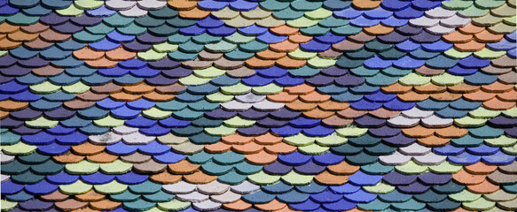 Background from pastel mini rooftile