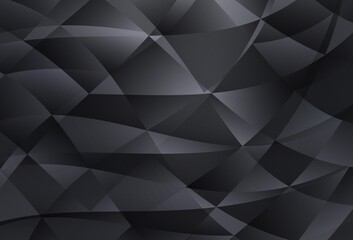 Fototapeta premium Light Gray vector abstract mosaic pattern.