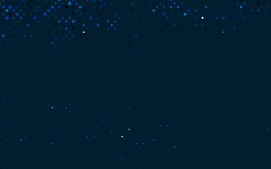 Light BLUE vector layout with circle shapes. Blurred decorative design in abstract style with bubbles. Pattern for ads, leaflets.