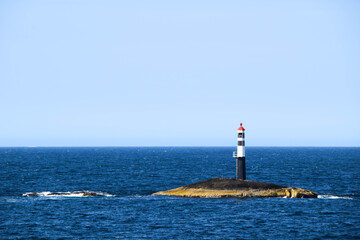 Little Lighthouse on a lonely island, Norway