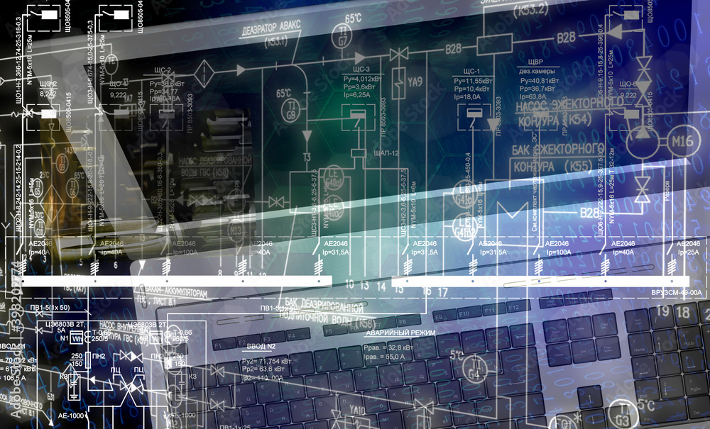 Wall mural designing engineering automation system in industry