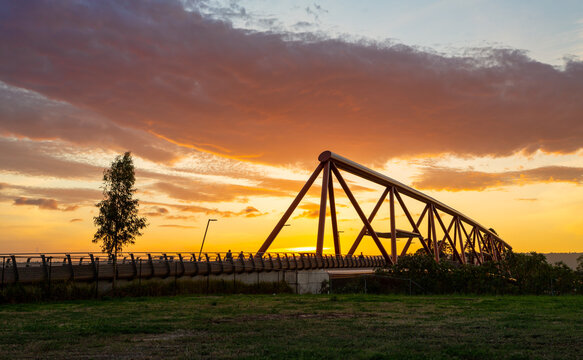 Sunset At Nepean River Penrith