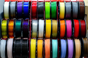 Plastic 3d Printing Filament Set