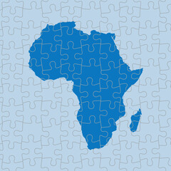 vector map of Africa