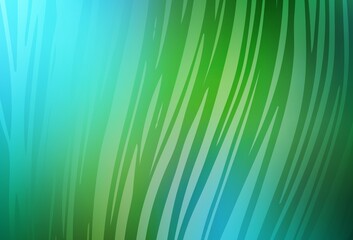 Light Blue, Green vector blurred bright pattern.