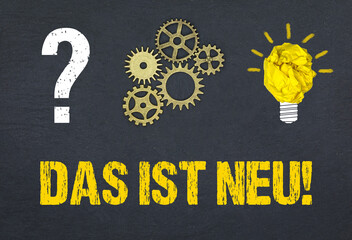 Obraz premium Das ist neu! 