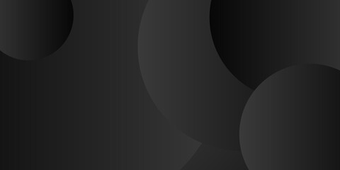 Futuristic perforated technology abstract background with black grey neon glowing circles. Vector banner design