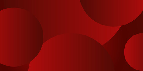 Red circle abstract background