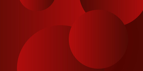 Red circle abstract background