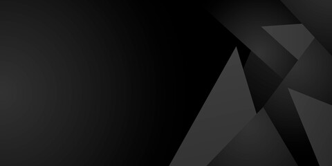 Obraz premium Abstract background dark with triangle texture vector illustration 