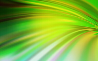 Light Green, Yellow vector colorful blur background.
