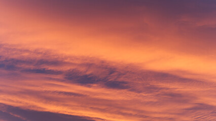 Beautiful early moring winter sunrise, Cornwall, UK