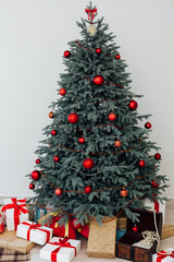 Holiday New Year happy Christmas tree decor gifts