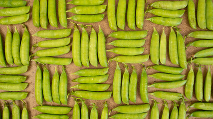 Green peas background.