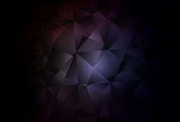 Dark Gray vector gradient triangles texture.