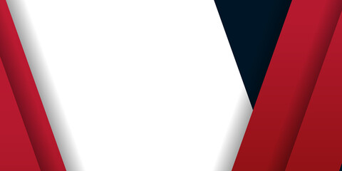 Red, black and white geometric tech abstract presentation background 