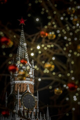 christmas tree with lights