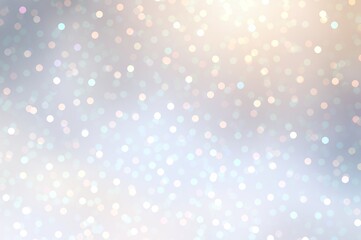 Winter bokeh snow nature abstract illustration. Light sparkling outside textured background.
