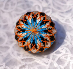 Japanese balloon happiness is a decorative ball of yarn