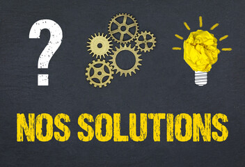 Obraz premium Nos solutions