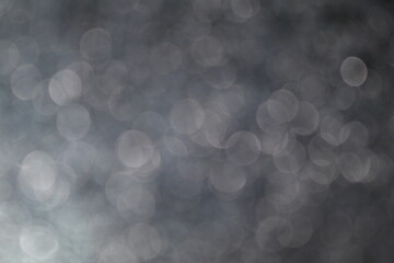 bokeh of lights on black background