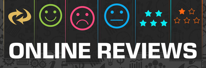 Online Reviews Symbols Dark Colorful Texture Colorful Stripes 