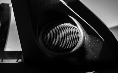 Close up of a speaker