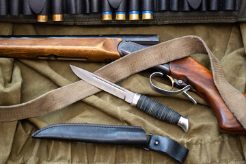 shotgun cartridges knife faithful hunter companions