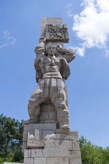 Fototapeta na wymiar Apriltsi National Memorial Complex in Panagyurishte, Bulgaria