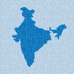 vector map of India