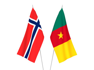 Norway and Cameroon flags