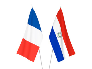 France and Paraguay flags