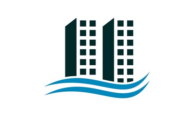 Obraz premium building apartment logo