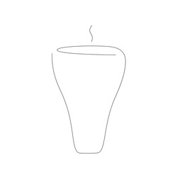 Cup of coffee vector illustration