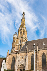 Fototapeta na wymiar Frauenkirche. Church in Esslingen am Neckar, Germany