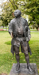 Sculpture " M.Lomonosov" in Muzeon park, bronze