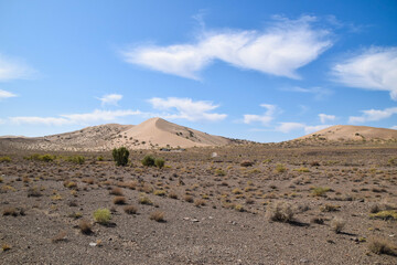Singing dune (Sand dune) in the Altyn Emel Nationalpark, Kazakhstan
