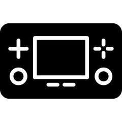 Obraz premium Video console icon vector