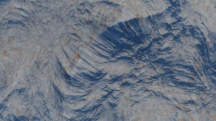 Fototapeta premium abstract aerial view, abstract cosmic texture, top view of alien planet, texture of th exo planet, abstract texture 3d render