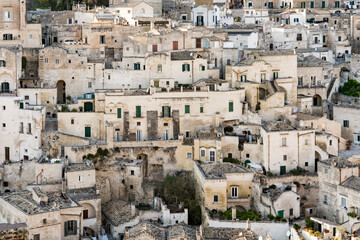 Fototapeta premium Historical houses in Unesco town Matera, Italy
