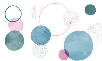 Hand drawn pop background material
