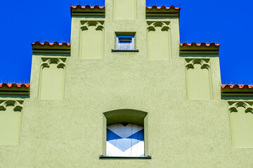 Fototapeta na wymiar old window at a facade