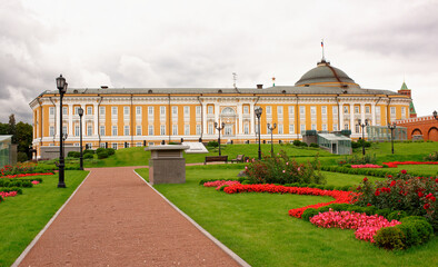Obraz premium The area on the site of the 14th Corps of the Kremlin Presidential Palace